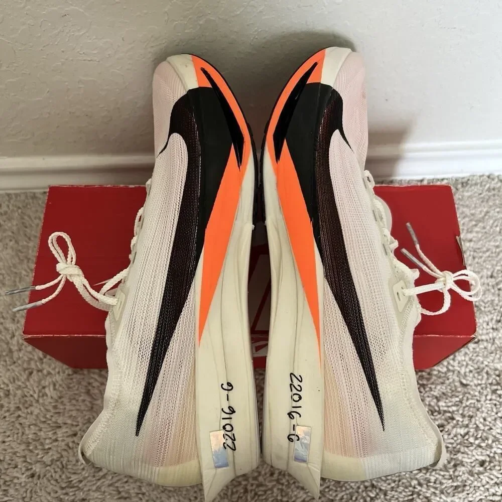 Nike ZoomX Streakfly 2 Proto White Orange Black Shoes HF6417-100 Men's 12.5 New